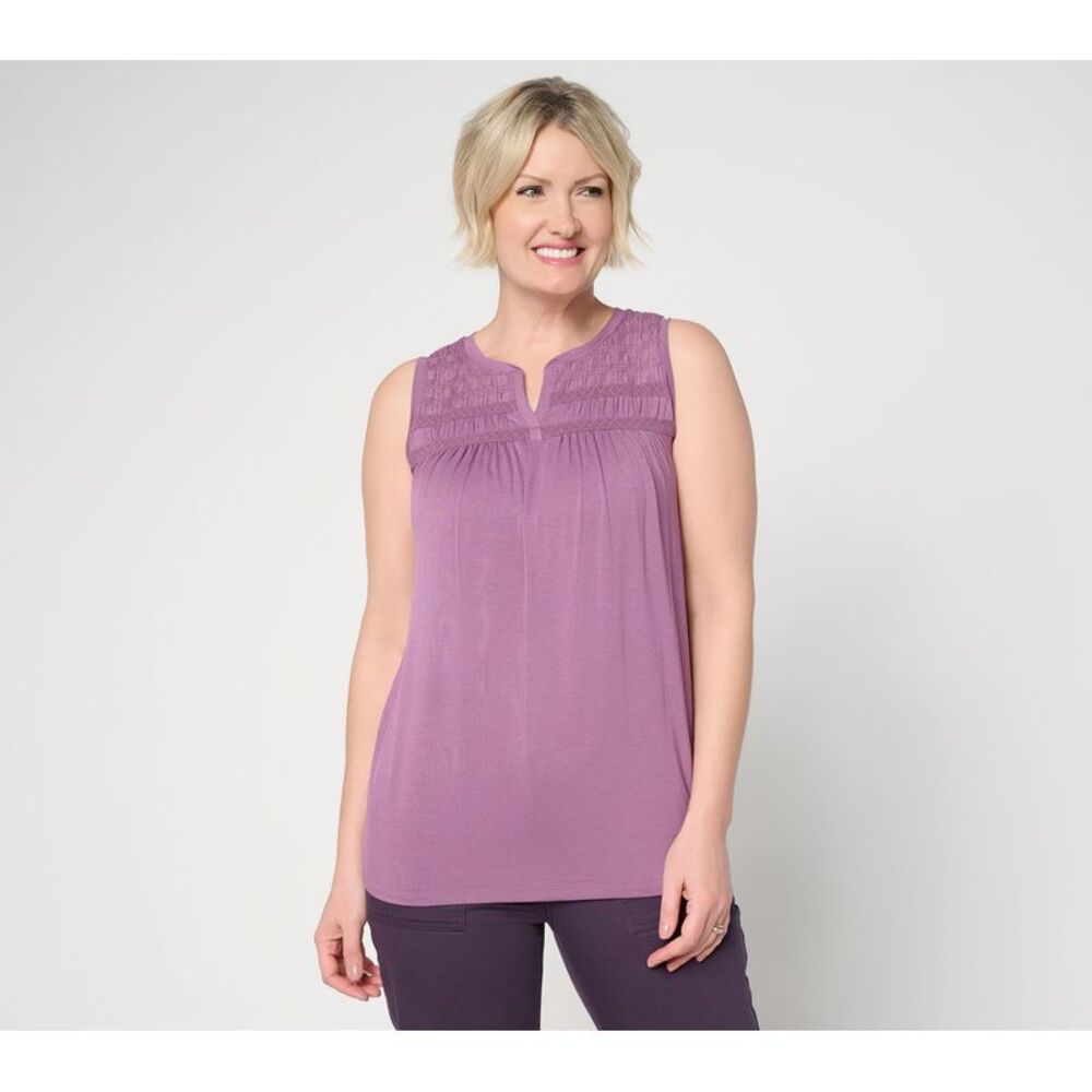 Liberare Women's Top Sz L Make Your Selection: LOGO by Lori Purple